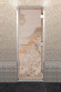 Дверь стеклянная DoorWood Хамам «Банька в лесу» сатин, 1900х700 мм