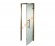 Дверь стеклянная Grandis GS 8х19-М-Н-BR коробка алюминий Brasch