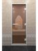 Дверь стеклянная DoorWood Хамам бронза, 1900х700 мм